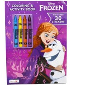 Wholesale - DISNEY FROZEN COLORING & ACTIVITY BOOK WITH CRAYONS & STICKERS C/P 24, UPC: 805219458464